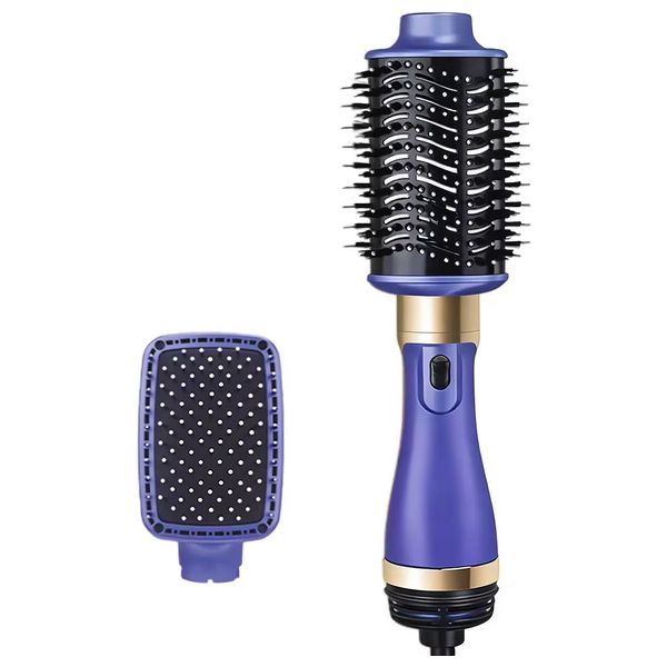  انزو وان ستيب جهاز التصفيف والنفخ المتكامل - فولتية مزدوجة - ازرق 