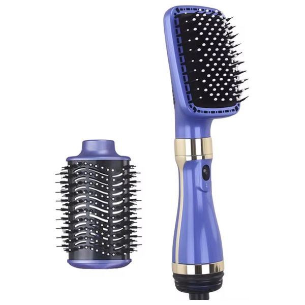  انزو وان ستيب جهاز التصفيف والنفخ المتكامل - فولتية مزدوجة - ازرق 