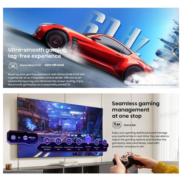  Hisense 43Q61Q - 43-Inch - 4K QLED - 60Hz - VIDAA Smart OS - Black 