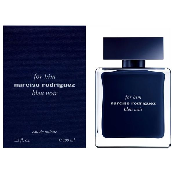  For Him Bleu Noir by Narciso Rodriguez for Men - Eau de Toilette, 100 ml 