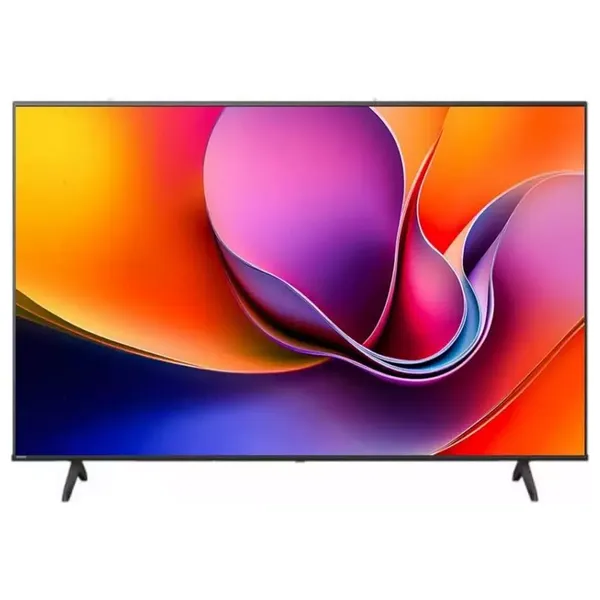 شاشة هايسنس فئة A61S - حجم 55 انش - 4K UHD - معزز الصورة بالذكاء الاصطناعي - دولبي فيجن - معدل حركة 120 - نظام تشغيل VIDAA U6 - اسود 