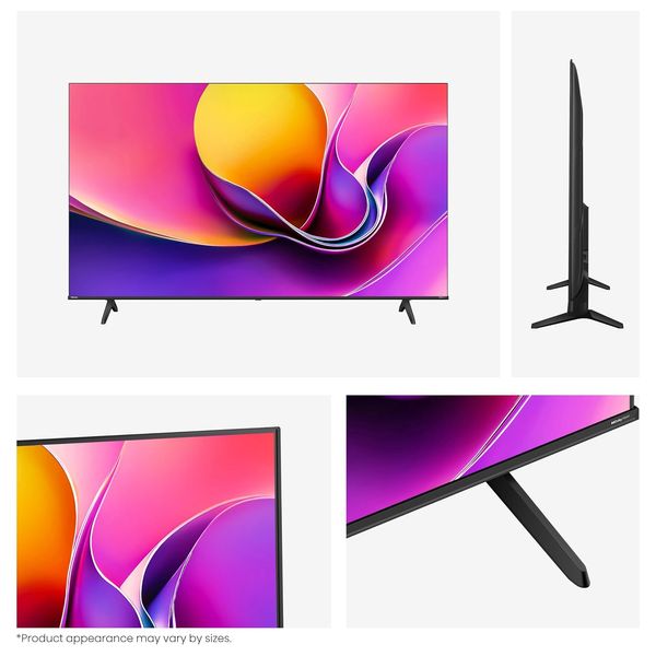  شاشة هايسنس فئة 43Q61Q - حجم 43 انج بدقة 4K QLED تحديث 60 هرتز - نظام التشغيل VIDAA الذكي - اسود 
