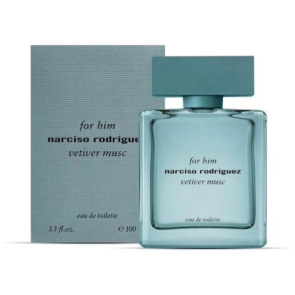  Vetiver Musk by Narciso Rodriguez for Men - Eau de Toilette, 100 ml 