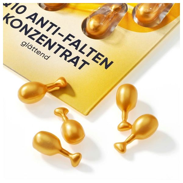  Balea Q10 Anti-Wrinkle Concentrate Capsules - Reduces wrinkles and improves skin elasزticity, 7 pcs 