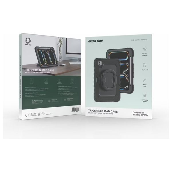  Green Lion Case - For iPad Pro 11-inch - Black 