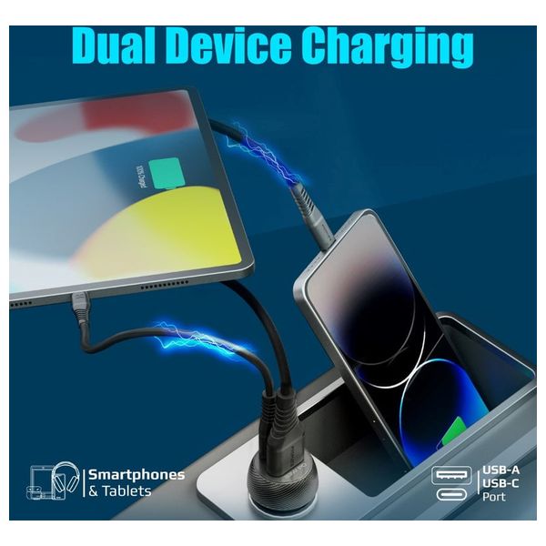  Promate Car Charger - 33W - Black 