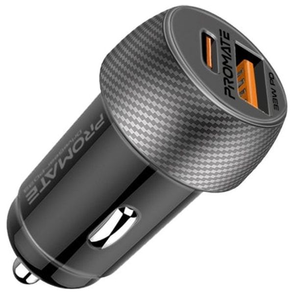  Promate Car Charger - 33W - Black 