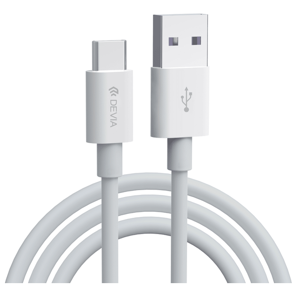  Devia USB-A to USB-C Cable - 1.5M - White 