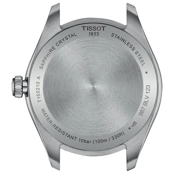  Tissot Watch T1502101104100 For Women - Analog Display, Stainless Steel Band - Silver 