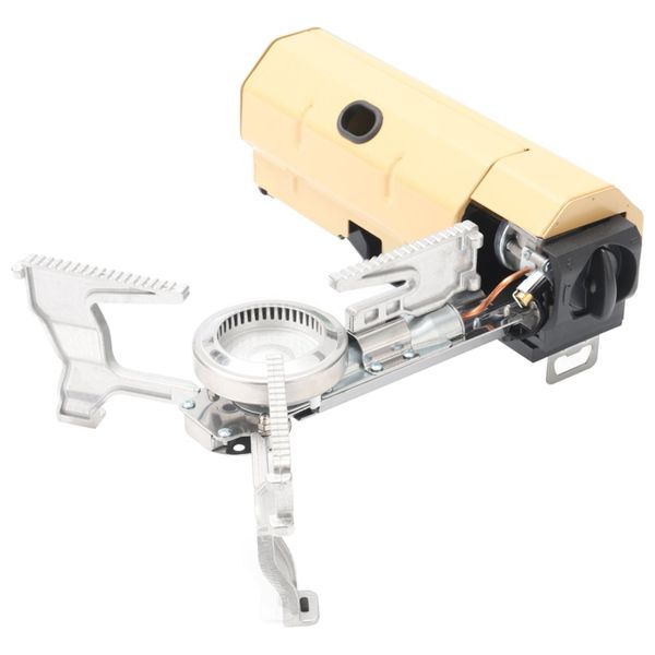  موقد غاز للتخييم محمول بورودو - قوة 2600 واط - بني 