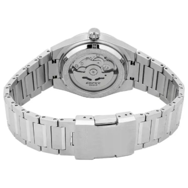  Casio Edifice Men’s Watch EFK-100D-3ADR - Mechanical Automatic, Analog Display, Stainless Steel Strap - Silver 