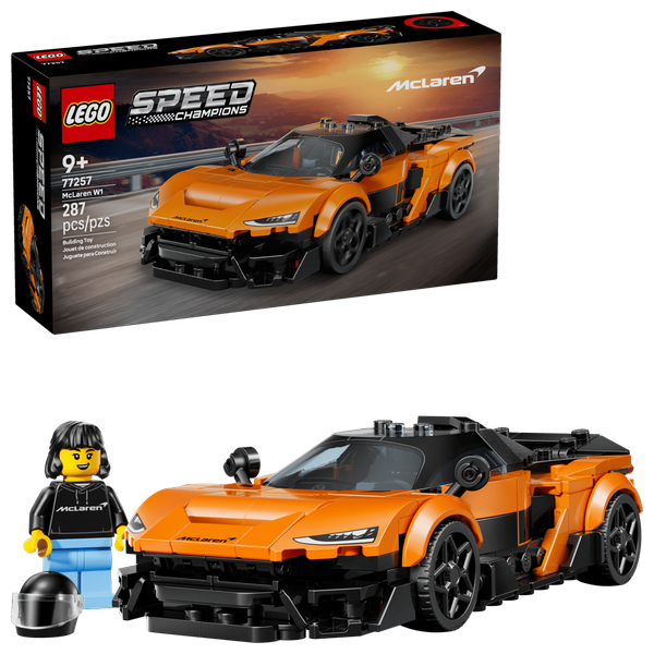  لعبة ليغو سبيد شامبيونز ماكلارين W1 77257 - مجسم سيارة سوبركار - 287 قطعة 
