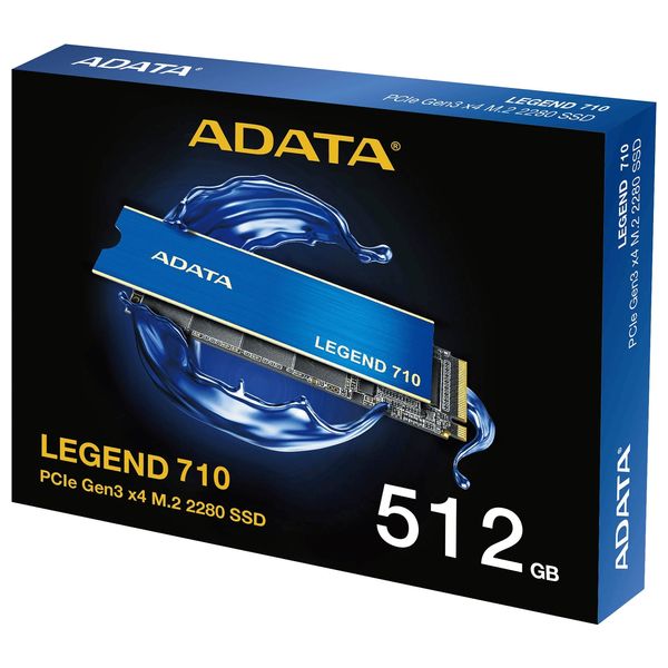  ADATA 710 Internal - M.2 2280 Size - NVMe Gen3x4 Technology - 512GB Capacity 