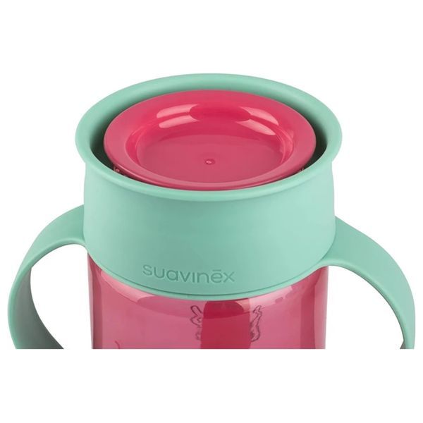  سوافنيكس كوب الشرب - وردي - 340مل - 12 شهر فما فوق 