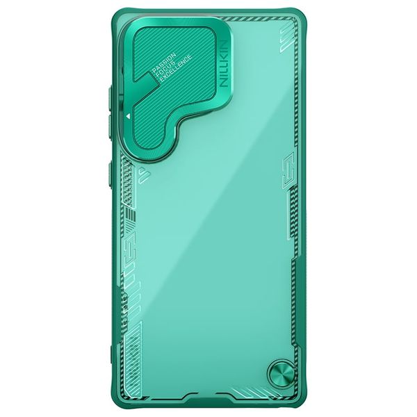  كفر نيلكن 3888 - سامسونج جالاكسي S25 ألترا - مقاوم للاصفرار وحامل مدمج - أخضر 