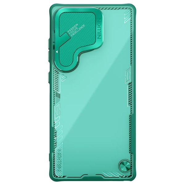  Nillkin 3888 Case - Samsung Galaxy S25 Ultra - Anti-yellowing with Built-in Stand - Green 