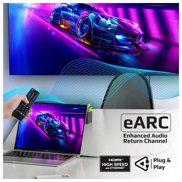 كيبل اتش دي ام اي ابروميت - 3 متر - 60 هيرتز - 4k - اسود