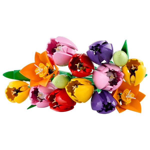  LEGO Botanicals Tulip Bouquet 11501 - Customizable Decorative Flower Figurine - 576 Pieces 