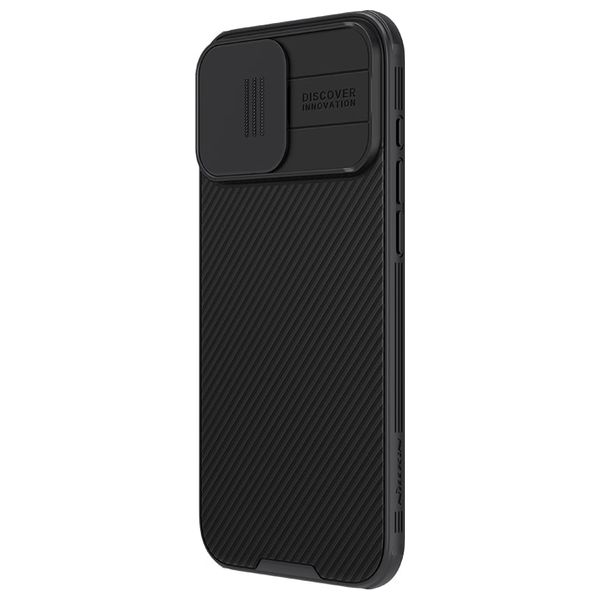  كفر نيلكن 3805 - آيفون 16 برو ماكس - غطاء عدسة، حماية كاملة - أسود 