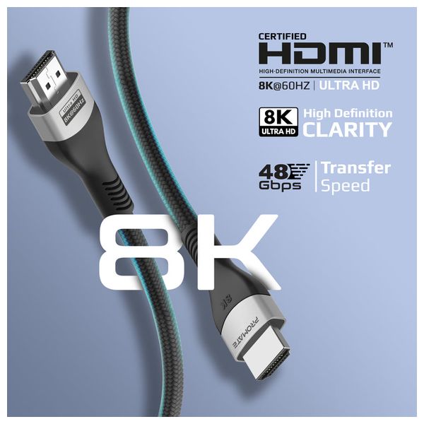 كيبل اتش دي ام اي ابروميت - 3 متر - 60 هيرتز - 4k - اسود