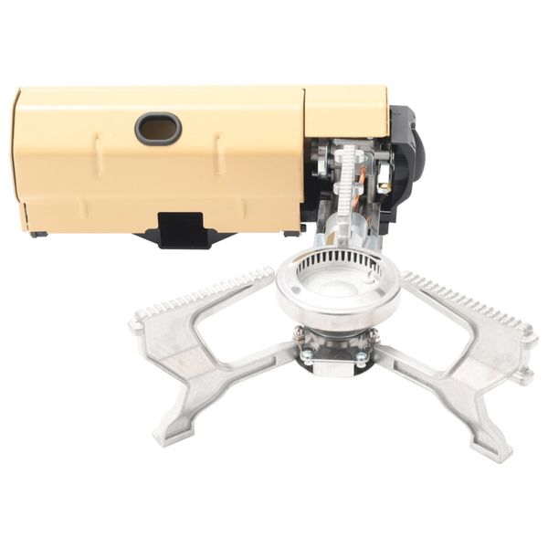  موقد غاز للتخييم محمول بورودو - قوة 2600 واط - بني 