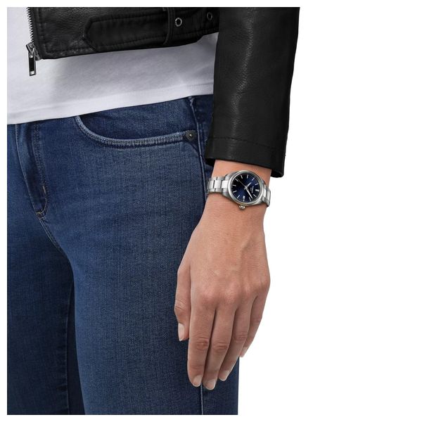  Tissot Watch T1502101104100 For Women - Analog Display, Stainless Steel Band - Silver 