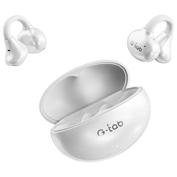  سماعة بلوتوث داخل الاذن جي تاب CLIP 3 - بلوتوث 6.0، صوت HD، تحكم باللمس - ابيض 