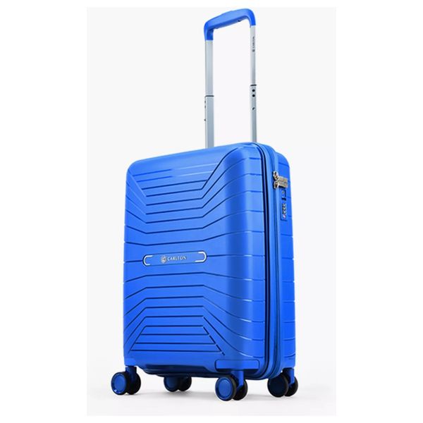  حقيبة سفر بعجلات كارلتون - ازرق 