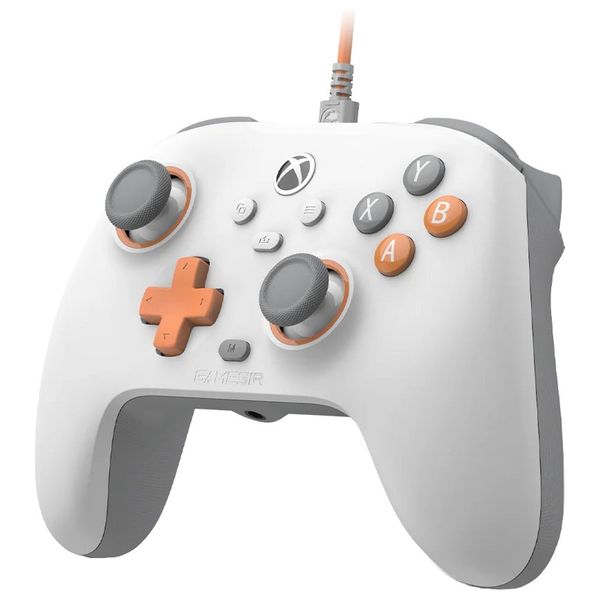  وحدة تحكم اكس بوكس جيم سير T7 سلكية لإكس بوكس والكمبيوتر - أبيض 