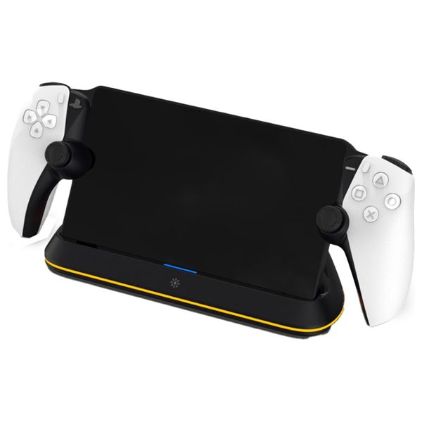  قاعدة شحن بلايستيشن بورتال بورودو جيمنج - إضاءة ار جي بي - أسود 