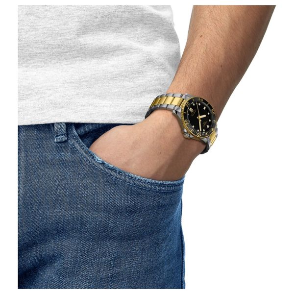 Tissot Watch T1204102205100 For Men - Analog Display, Stainless Steel Band - Silver