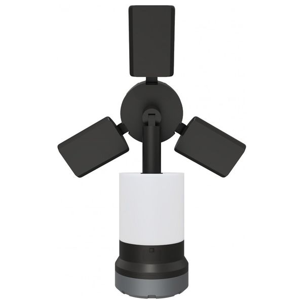  Porodo PD-LS3N1LFLF - 3-in-1 Ambient Light/Fan - 4000mAh Battery - Black 