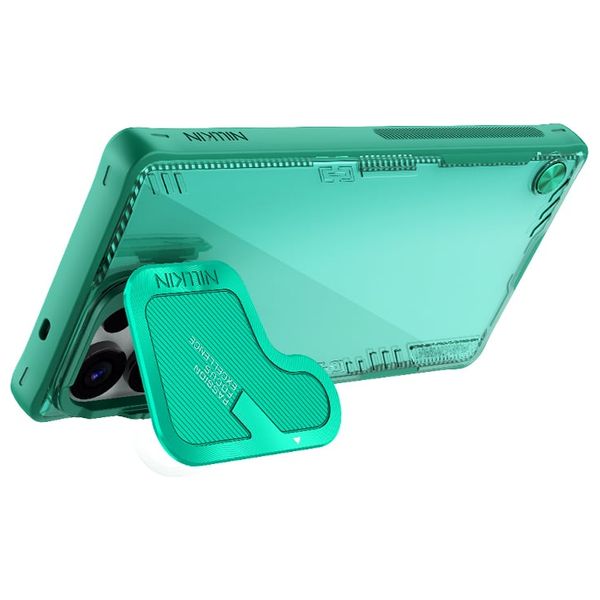  Nillkin 3888 Case - Samsung Galaxy S25 Ultra - Anti-yellowing with Built-in Stand - Green 