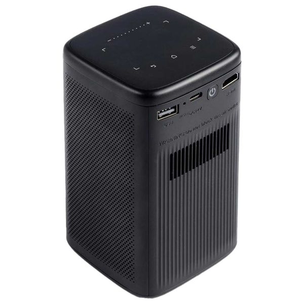  جهازعرض محمول بورودو - نظام اندرويد 9.0 - تقنية DLP - دقة QHD - بطارية 8000 مللي امبير - أسود 