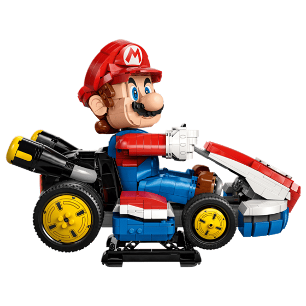  LEGO Super Mario Kart - Mario with the Standard Car 72037 - Buildable Display Model - 1972 Pieces 