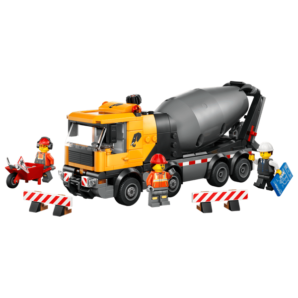  لعبة ليغو سيتي شاحنة خلط الإسمنت 60478 - مجسم شاحنة إنشائية واقعية - 371 قطعة 