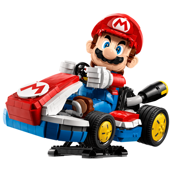  LEGO Super Mario Kart - Mario with the Standard Car 72037 - Buildable Display Model - 1972 Pieces 