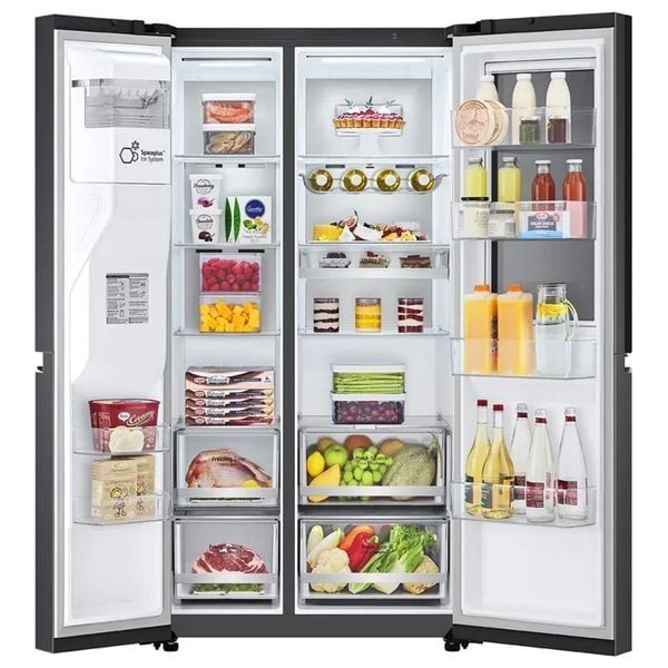  LG GCX-287TNB - 24ft - French Door Refrigerator - Matte Black 