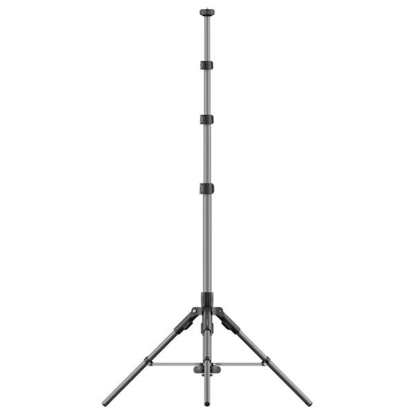  حامل الهاتف موماكس - للبث المباشر - طول 1.9 متر - هيكل ألمنيوم متين - أسود 