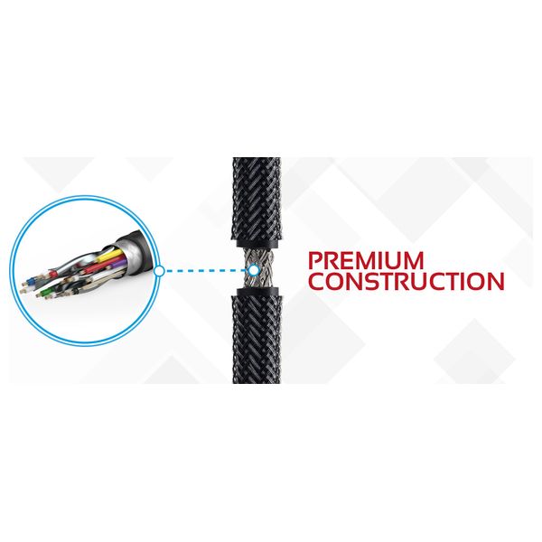 كيبل اتش دي ام اي بروميت - 3 متر - 4k - اسود