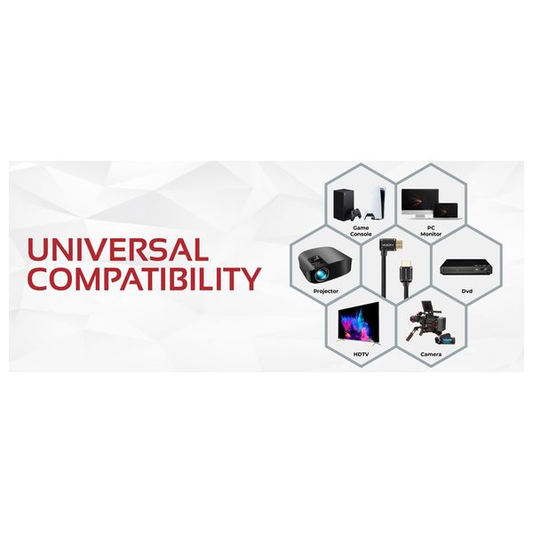 كيبل اتش دي ام اي بروميت - 3 متر - 4k - اسود