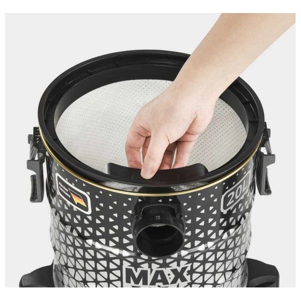 مكنسة كارشر كهربائية اسطوانية - 1800 واط - 20L - اسود