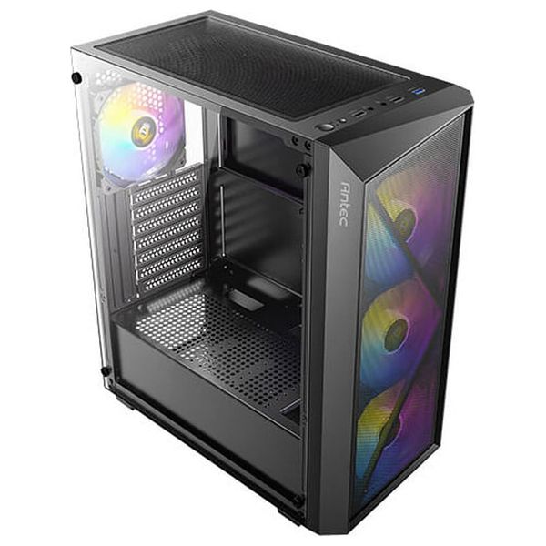  ANTEC computer case - 4mm tempered glass - 4 x 120mm fans - Supports ATX/Micro-ATX/Mini-ITX, USB 3.0/2.0 ports and HD audio 