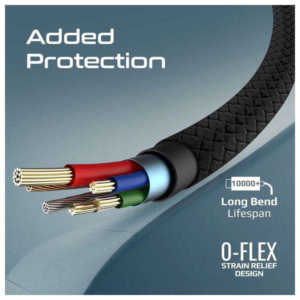  Promate USB to Lightning Charging Cable - 2 m - Black 