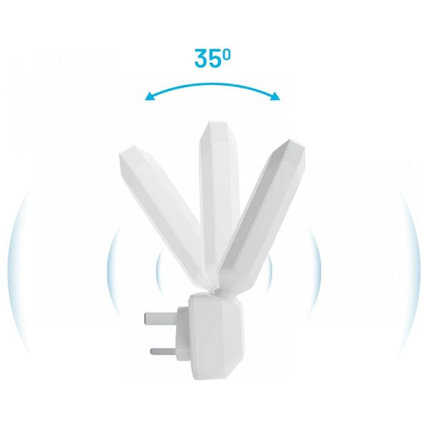  Borodo WiFi Signal Booster - 2.4GHz - 300Mbps - Easy Connection - White 