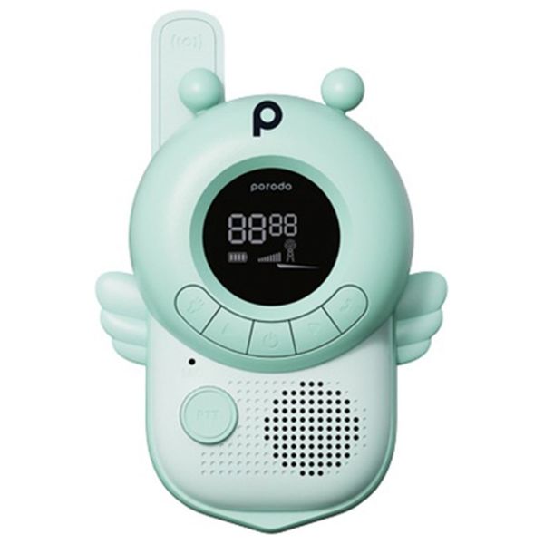  Porodo Kids Walkie Talkie - 3km Range - 8 Channels - Blue 