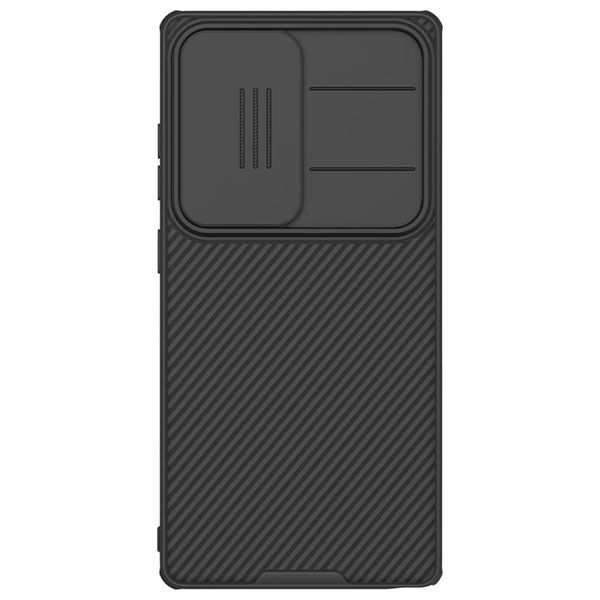  كفر نيلكن 3810 -  سامسونج جالاكسي S25 ألترا -  يدعم ماك سيف غطاء عدسة، حماية كاملة -  أسود 