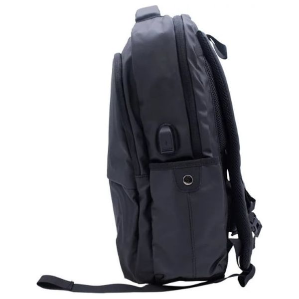  حقيبة ظهرهافيت WG007 - لحماية اللابتوب حتى 15.6 بوصة - قماش مقاوم للماء - تصميم مريح - أسود 