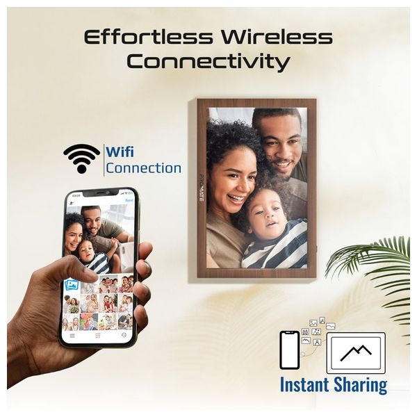 إطار صور رقمي ذكي بروميت - 10.1 انج HD بشاشة لمس - وايفاي - نظام اندرويد 6 - سعة 16 جيجابايت - وردي