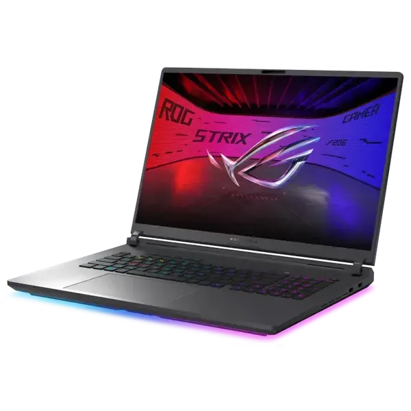  لابتوب اسوس 18-انج - ROG Strix G18 G815LP-S8107 - Core Ultra 9-275HX - RTX 5070 8GB - دوز - 32 كيكابايت/2 تيرابايتSSD - اخضر 